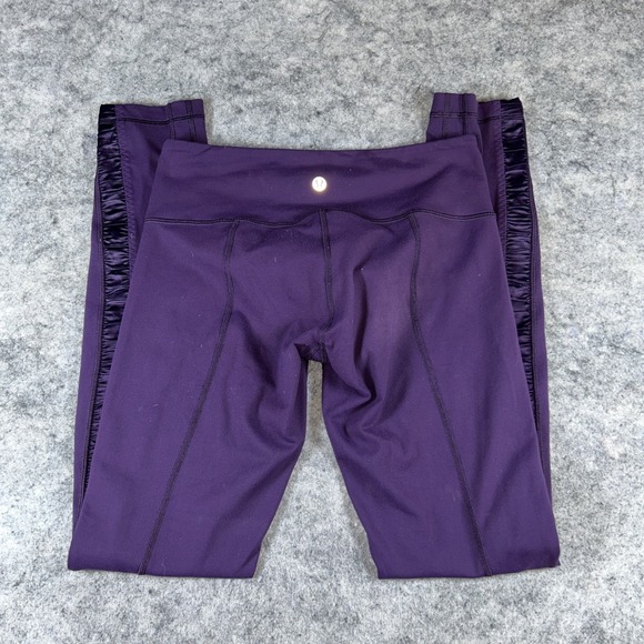 Lululemon Practice Daily Pant Women's 6 Deep Zinfandel Purple Full-On Luon - Picture 2 of 11